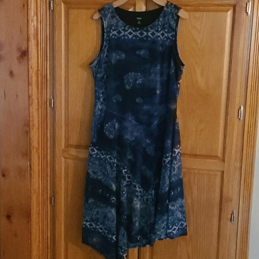 paisley printed Handkerchief dress